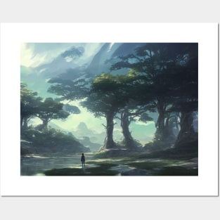 landscape pictures for wall unique Posters and Art